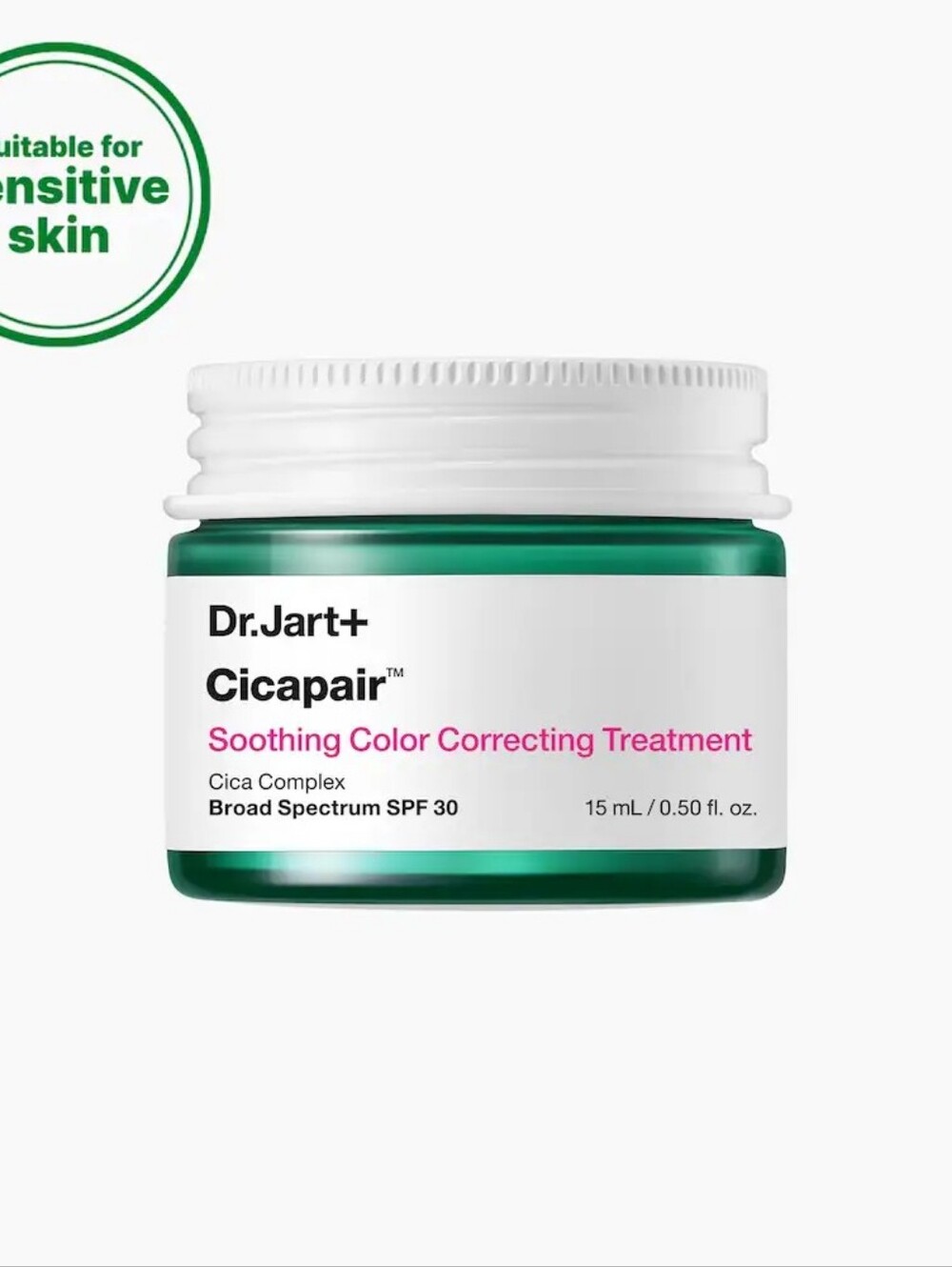 NWT Cicapair Tiger Grass Color Correcting Treatment - Green .50 FL OZ